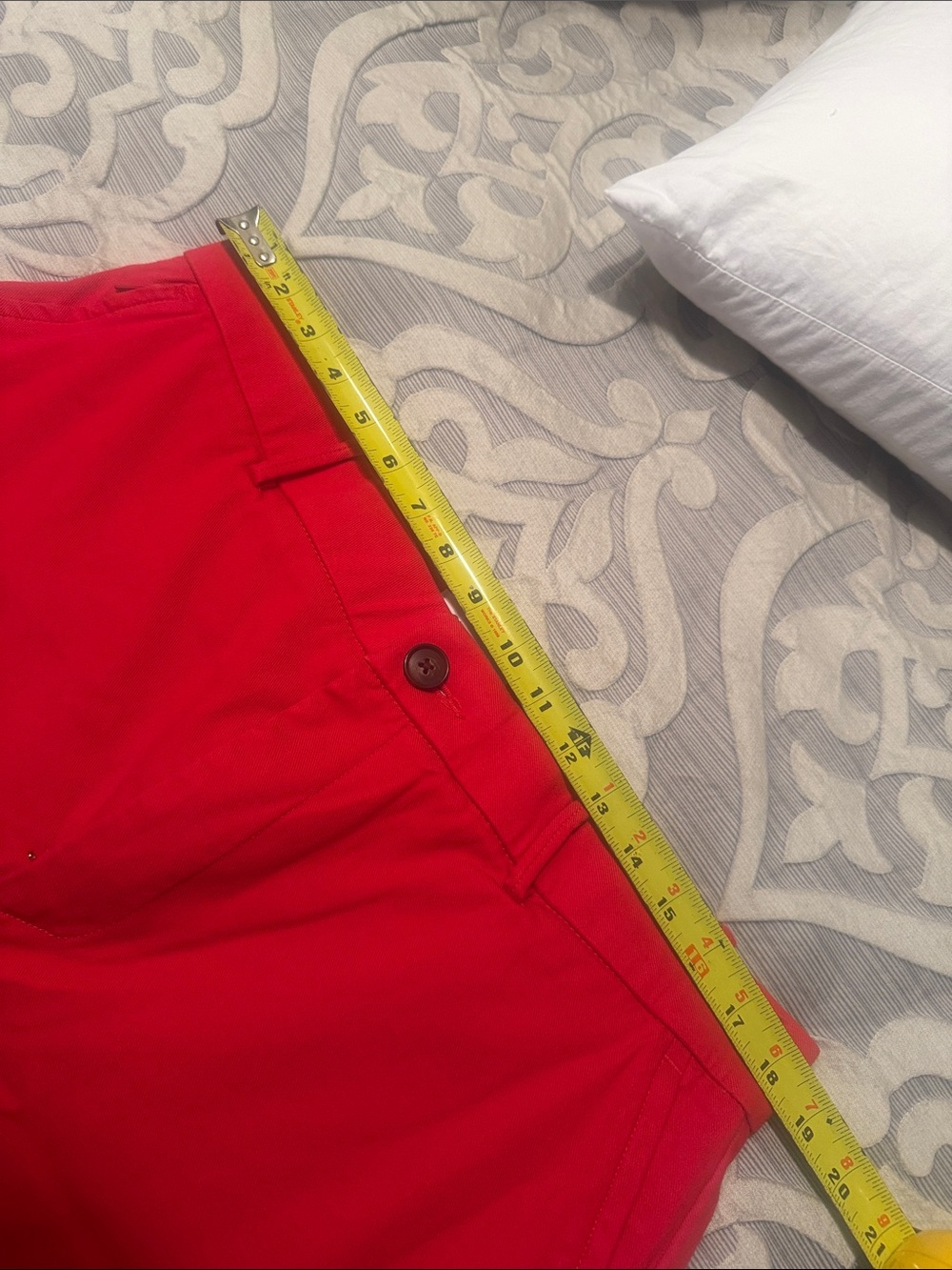 Spanx supersmooth Stretch Twill Cropped Wide Leg Pants - Red - Picture 7 of 7